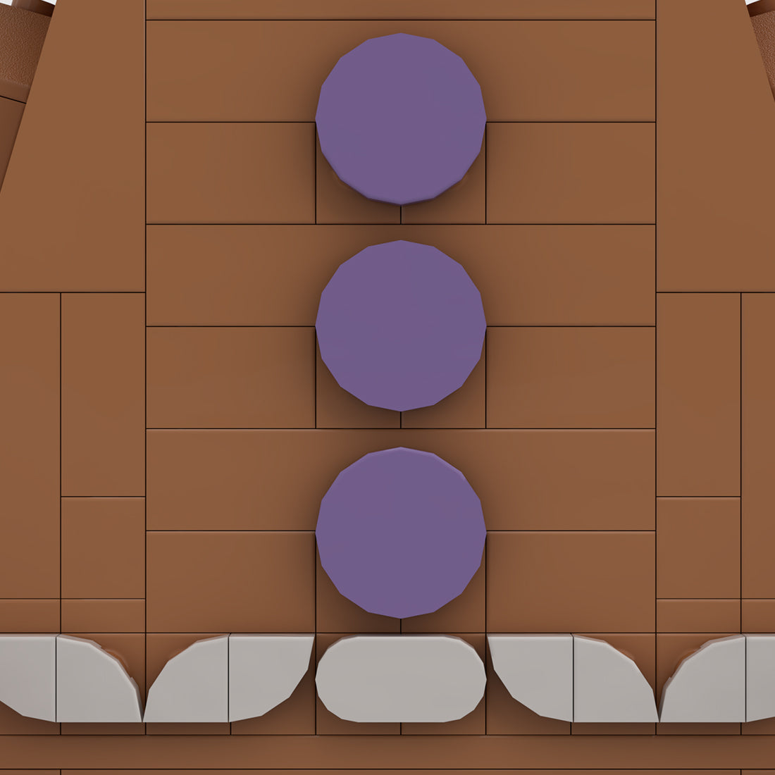 Christmas Gingerbread Man Building Blocks