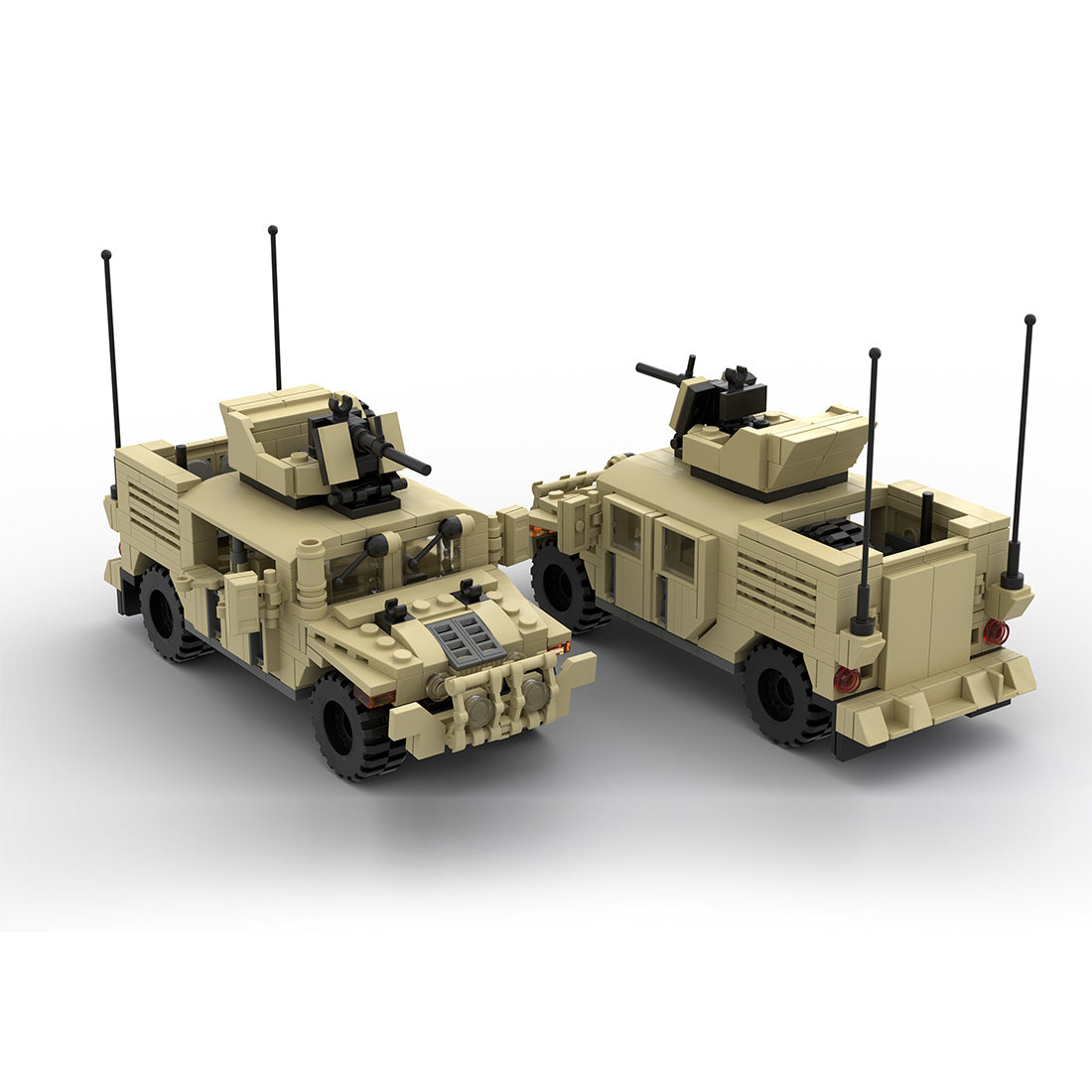 MOC Armored Vehicle M-1165 Military Building Block