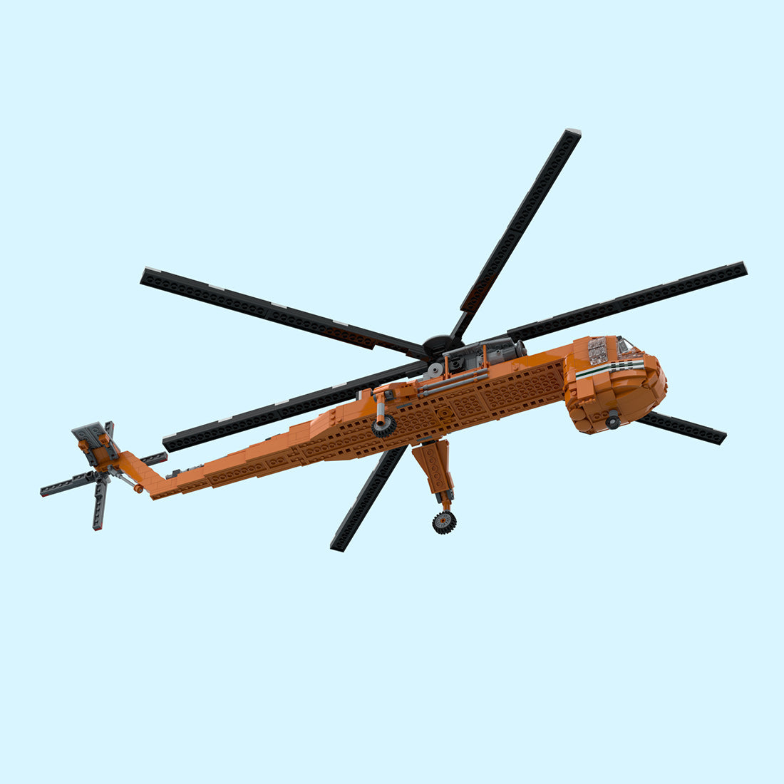 MOC-211002 Sikorsky S-64 Skycrane Building Blocks