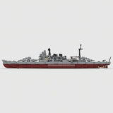 1/485 Scale WWII Japanese Cruiser the Kaohsiung-class Cruiser Atago Military Building Blocks