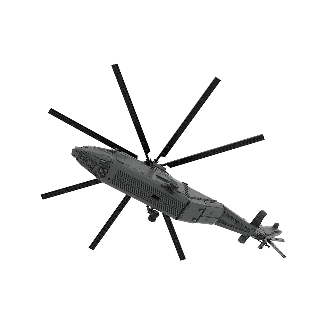MOC-259238 Soviet Mi-26 Heavy Transport Helicopter - 1:35 Scale Building Blocks