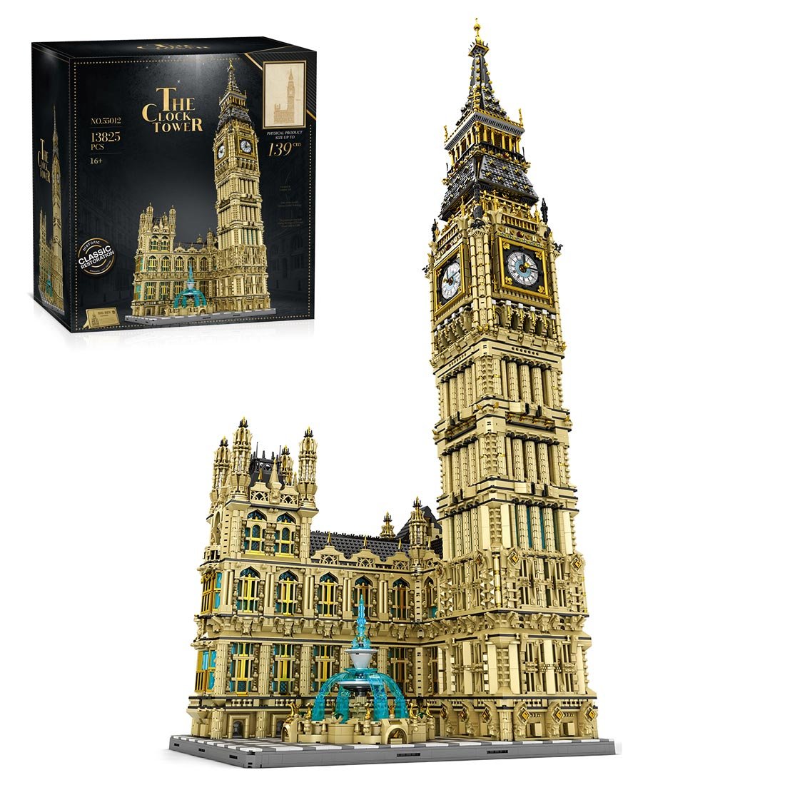 【入手困難】Nicholas Square Clock Tower【海外輸入】 Famous British Landmark Clock Tower Building Blocks | LesDiy
