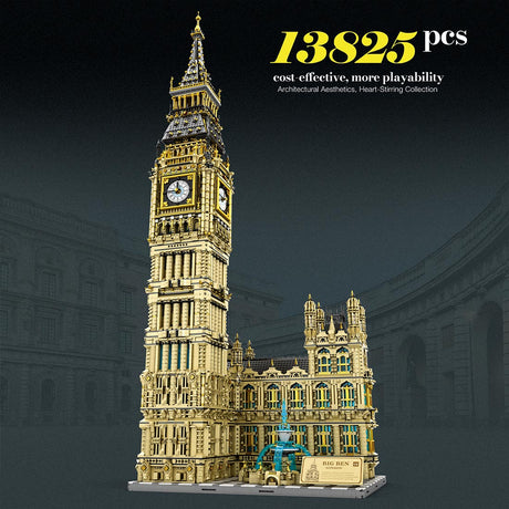 Famous British Landmark Clock Tower Building Blocks - LesDiy - Building Blocks