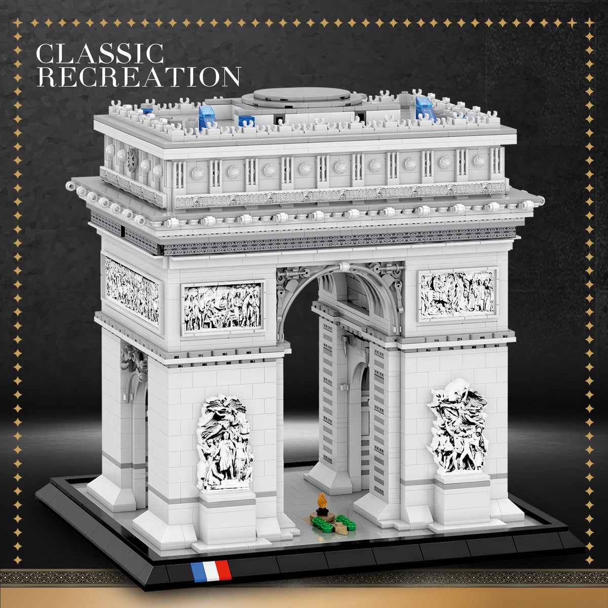 Iconic Arc Building Famous Landmark Arc de Triomphe Building | LesDiy