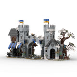 MOC-237647 Medieval Twin Tower City Gate Building Blocks