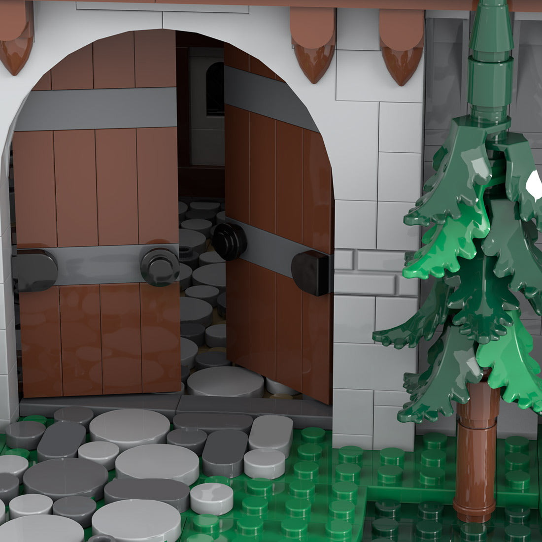 MOC-241818 Green Dragon Knights’ Castle Building Blocks