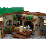 Medieval Cavern Dwelling Modular Section 5 Kitchen Building Blocks