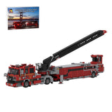 MOC-254378 Pierce Arrow XT Tiller Fire Truck Building Blocks