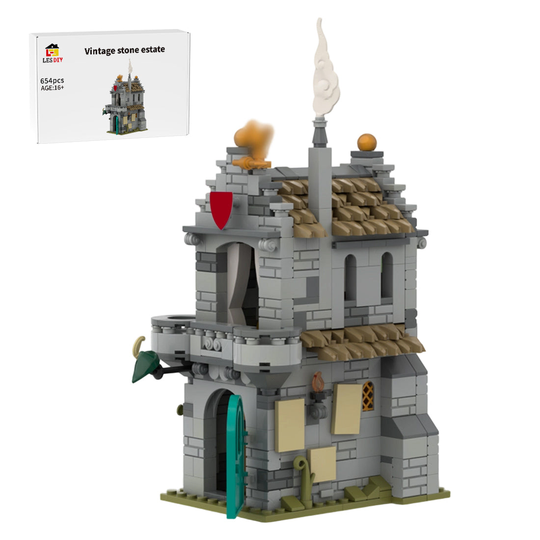 MOC-225225 Black Raven's Noble House Building Blocks