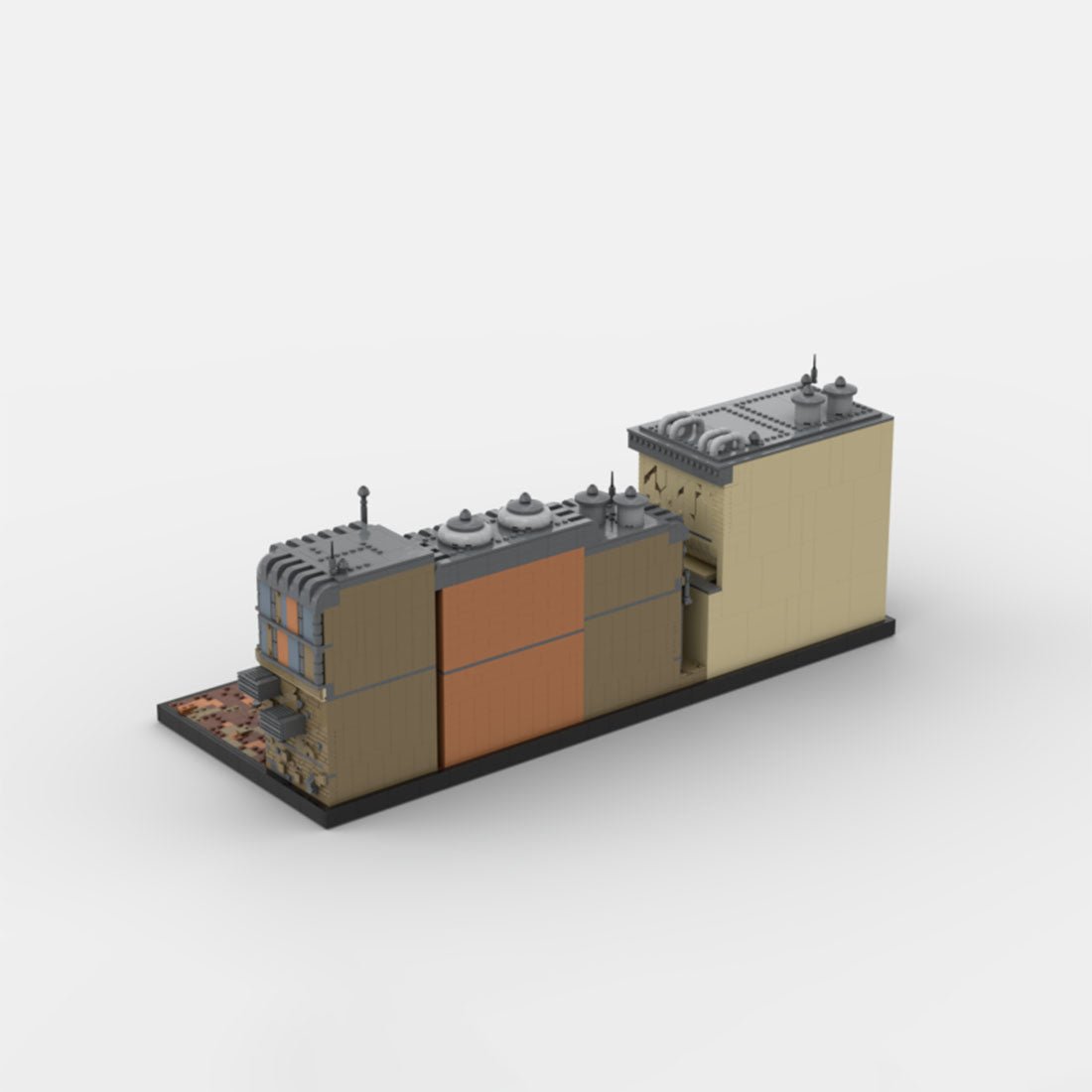 FERRIX RIX ROAD Diorama Building Blocks - LesDiy - 