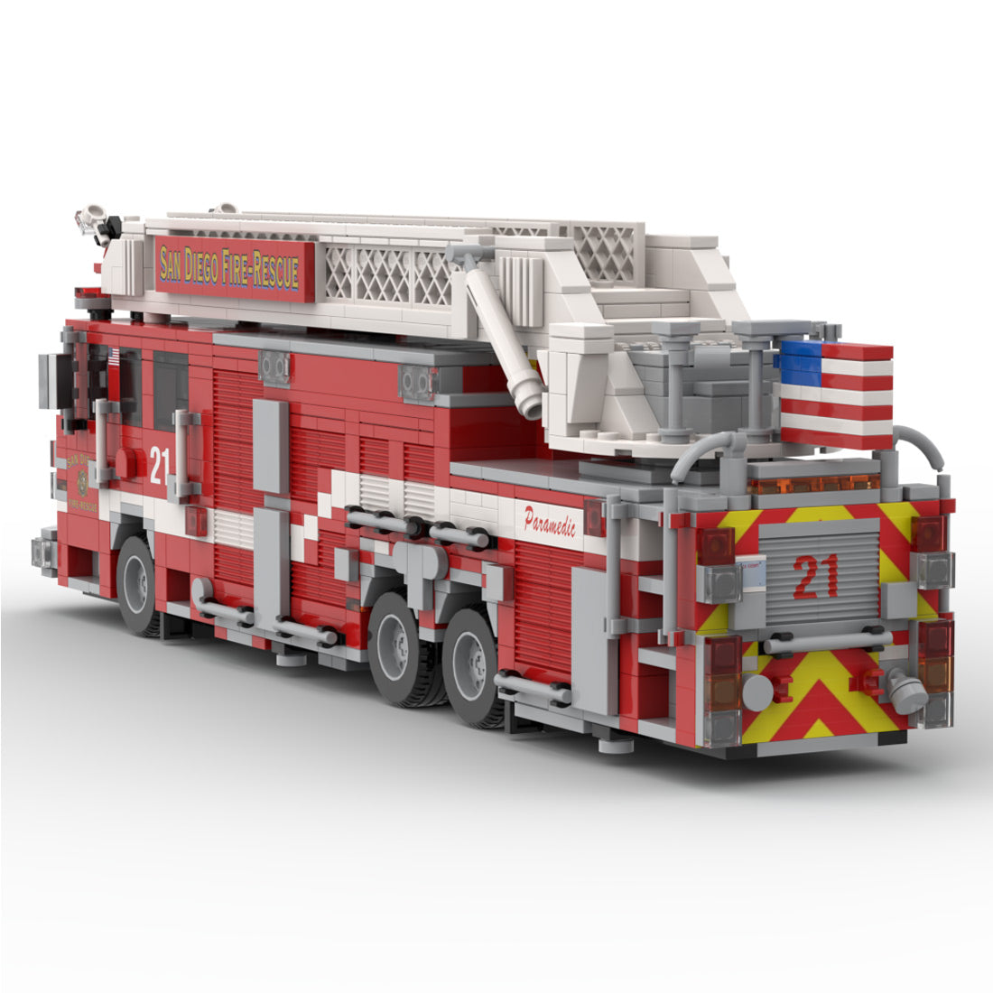 MOC-267135 2016-2017 Pierce Arrow XT Fire Truck RMA SDFR Building Blocks