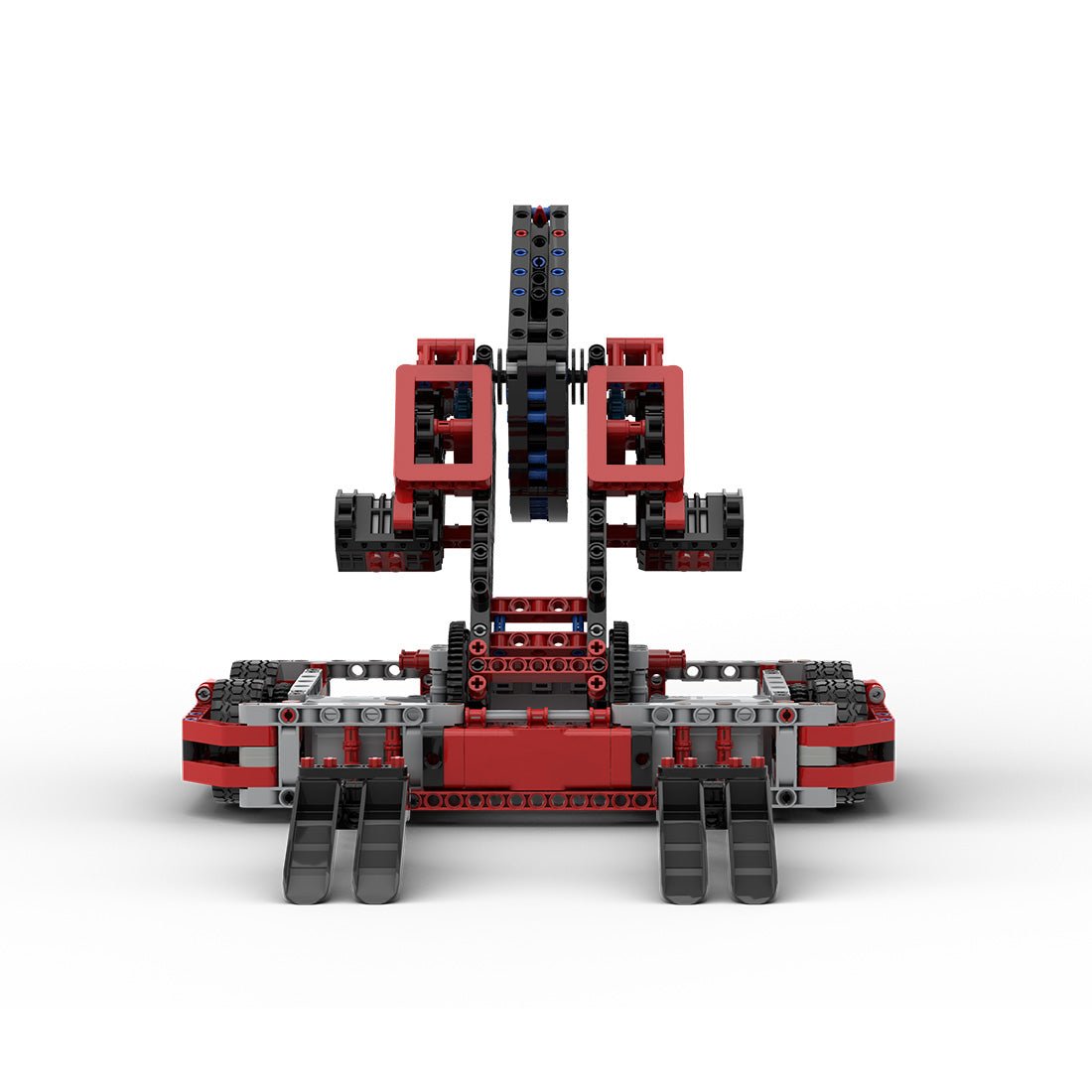 Forklift Loader with Movable Fork Arms Building Blocks-LesDiy-Building Blocks-
