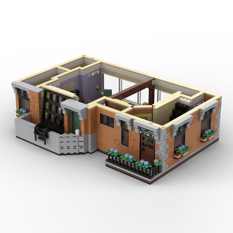 Friends-Inspired City Apartment Building Blocks-LesDiy-MOC-