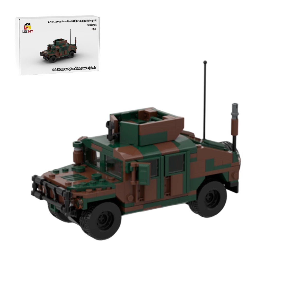 Frontier HUMVEE 1 Building Blocks-LesDiy-Building Blocks-