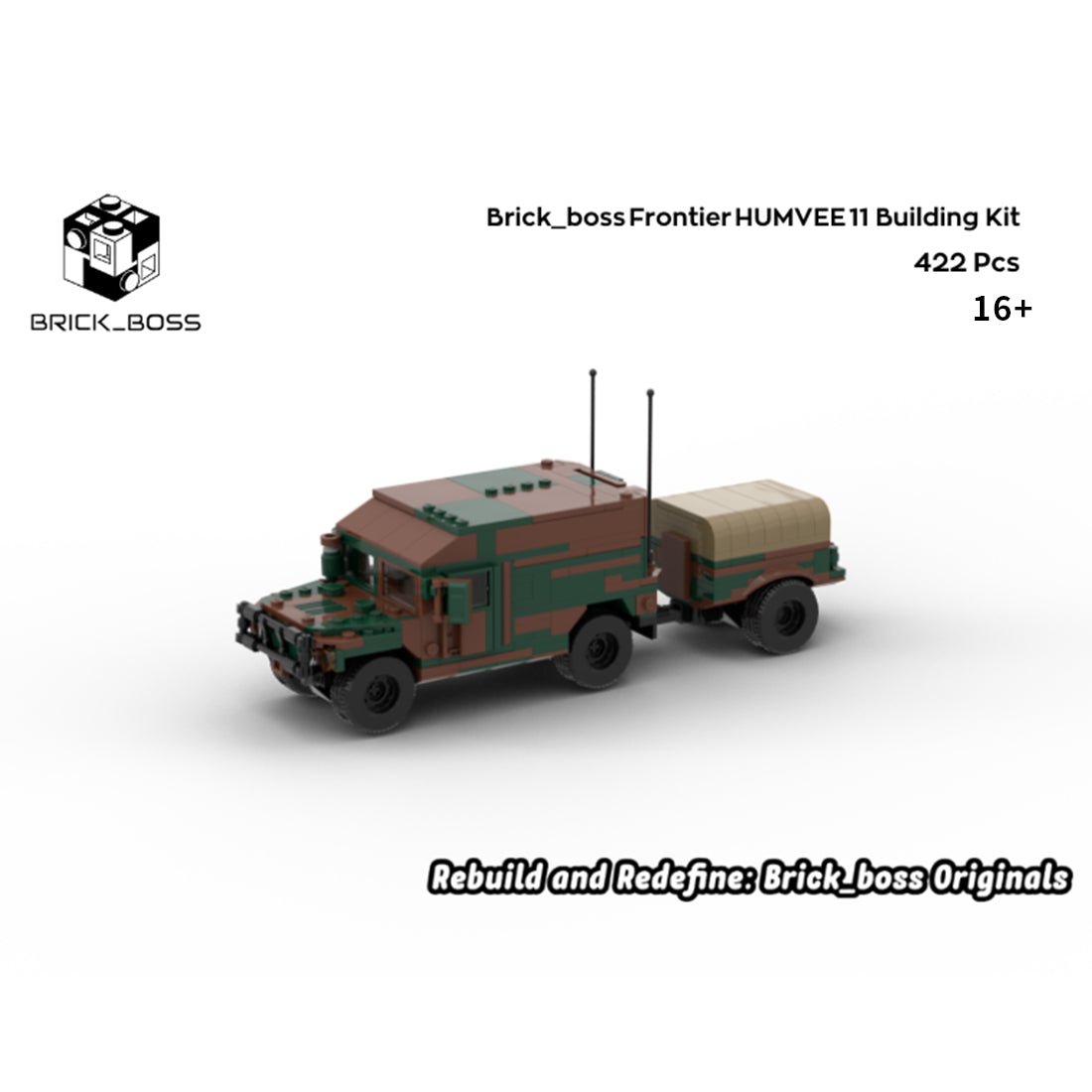 Frontier HUMVEE 11 Building Blocks-LesDiy-Building Blocks-