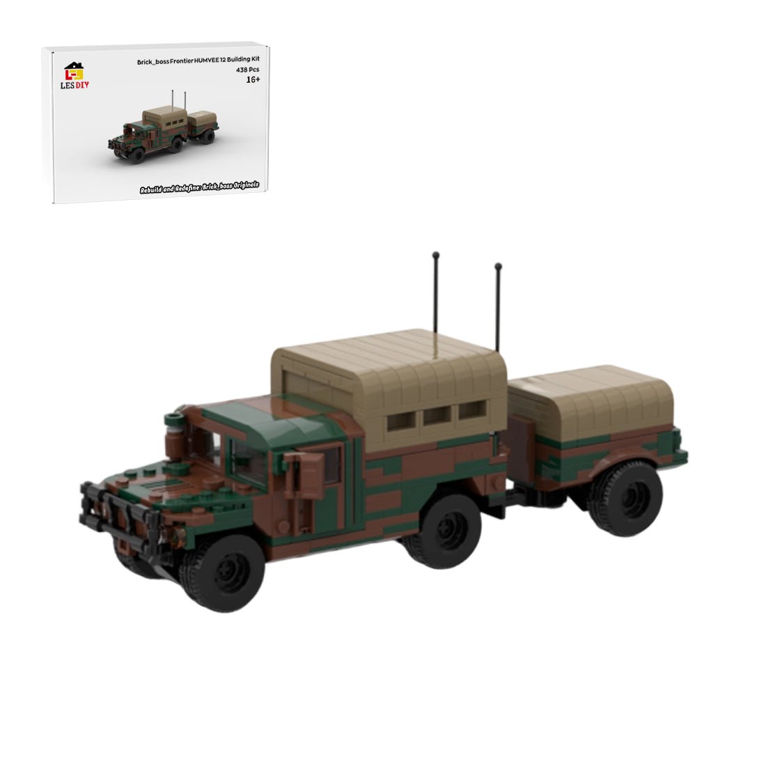 Frontier HUMVEE 12 Building Blocks-LesDiy-Building Blocks-