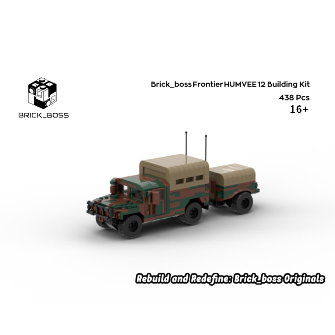 Frontier HUMVEE 12 Building Blocks-LesDiy-Building Blocks-