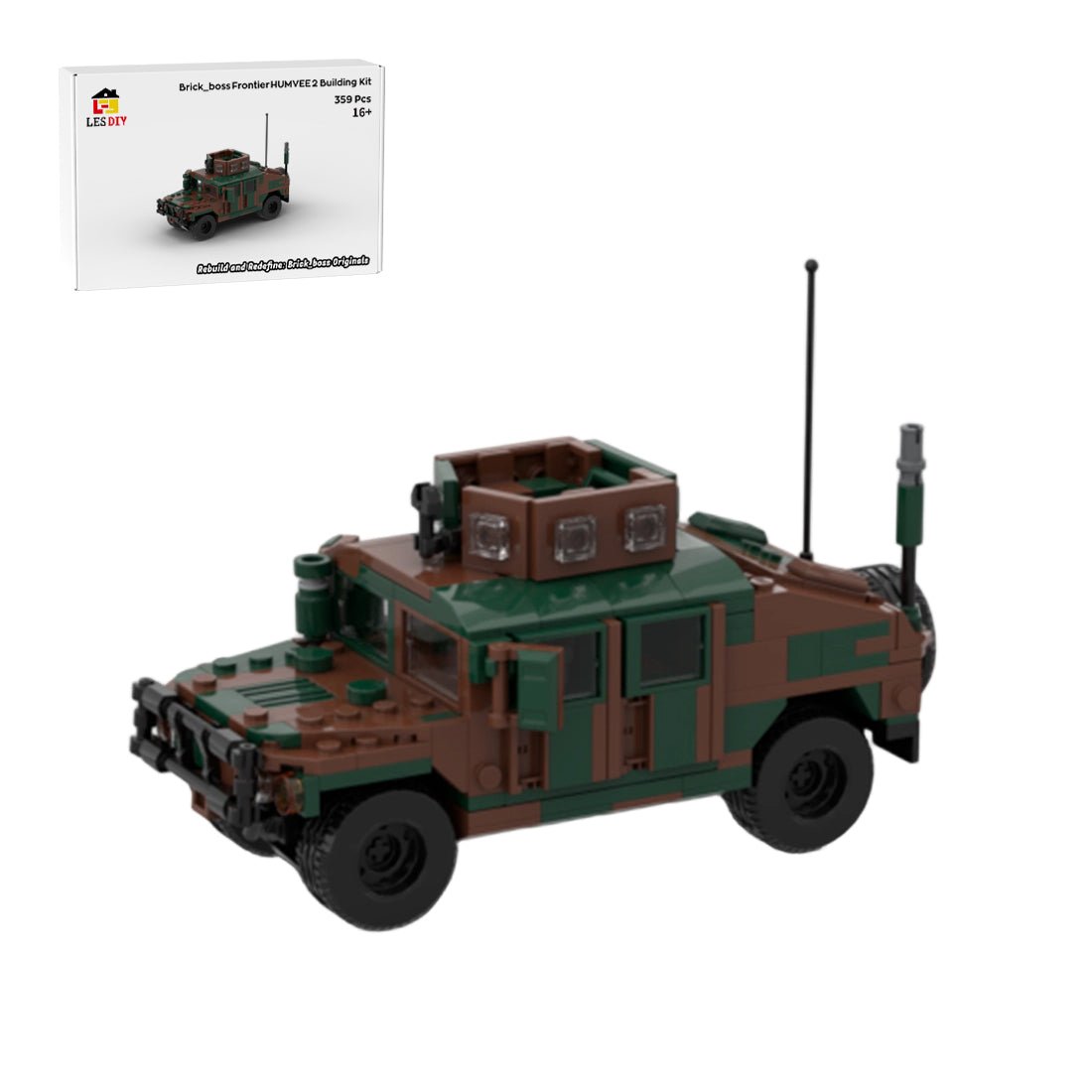 Frontier HUMVEE 2 Building Blocks-LesDiy-Building Blocks-