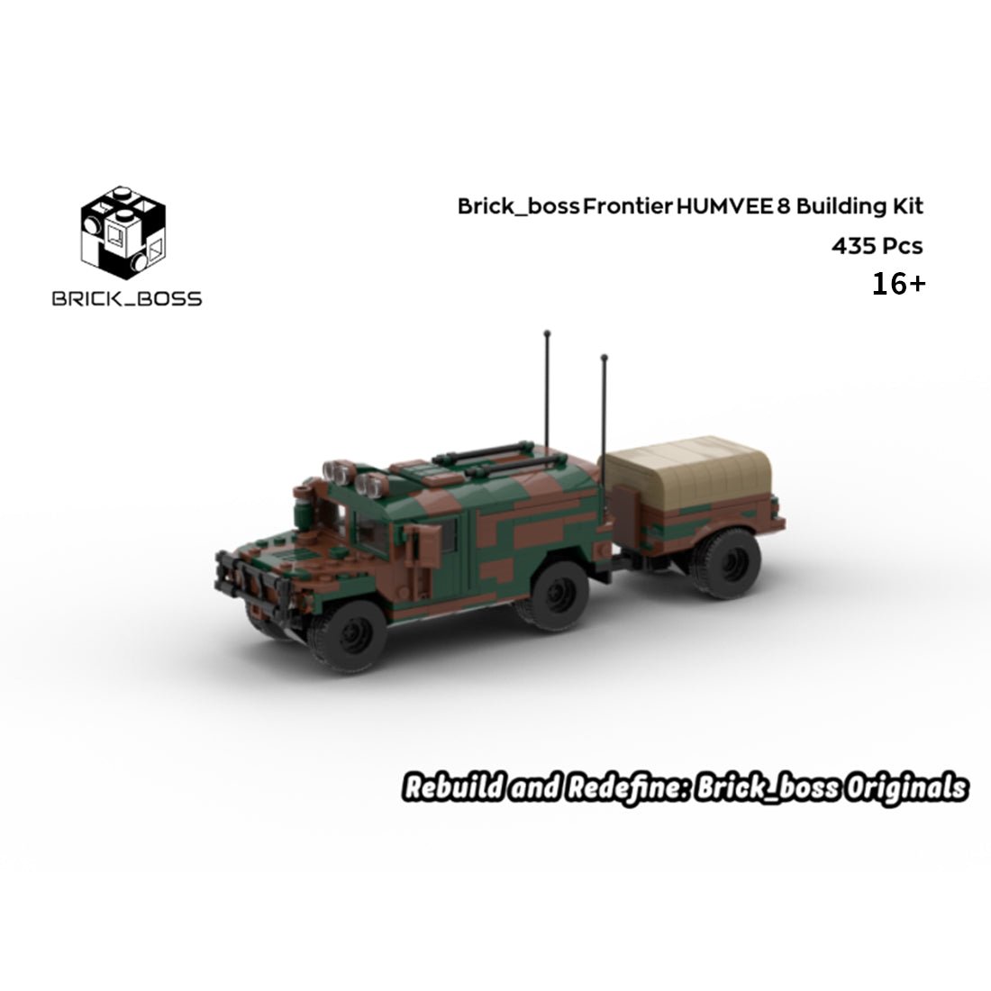 Frontier HUMVEE 8 Building Blocks-LesDiy-Building Blocks-