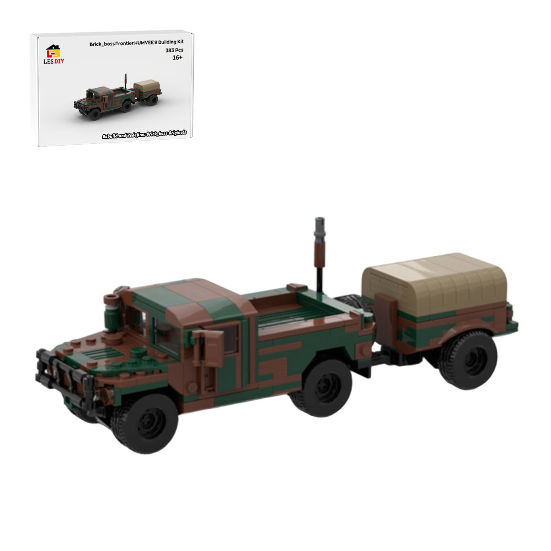 Frontier HUMVEE 9 Building Blocks-LesDiy-Building Blocks-