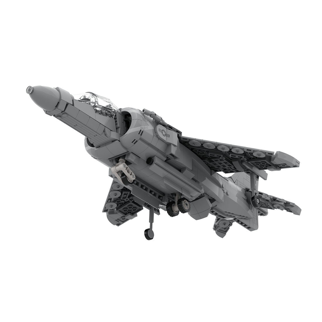 Fully Armed AV - 8B+ Harrier Building Blocks - LesDiy - Building Blocks
