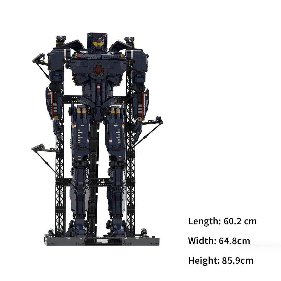 Gipsy Danger Gray Robot Building Blocks - LesDiy - Building Blocks