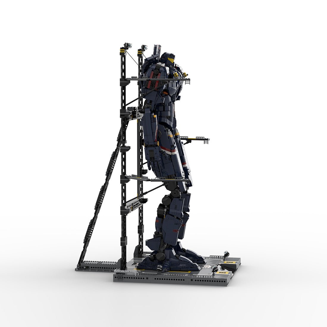 Gipsy Danger Gray Robot Building Blocks - LesDiy - Building Blocks