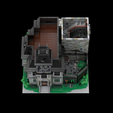 Gothic Castle Villa Victorian Mansion Building Blocks-LesDiy - 