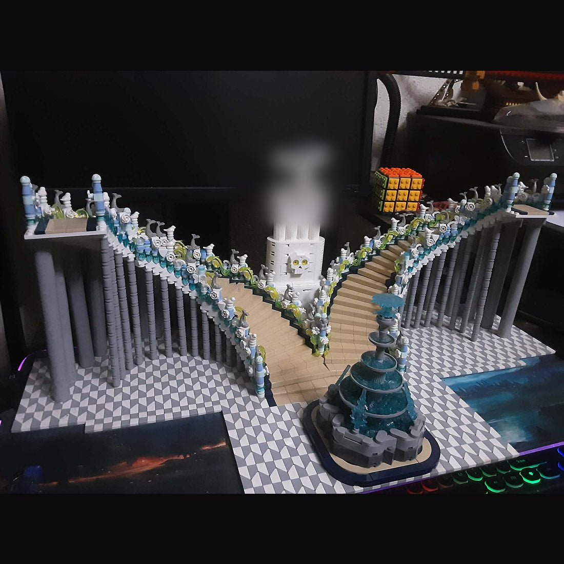 Gothic Grand Staircase Building Blocks-LesDiy-Building Blocks-