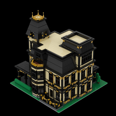 Gothic Victorian Mansion European Villa Building Blocks-LesDiy - 