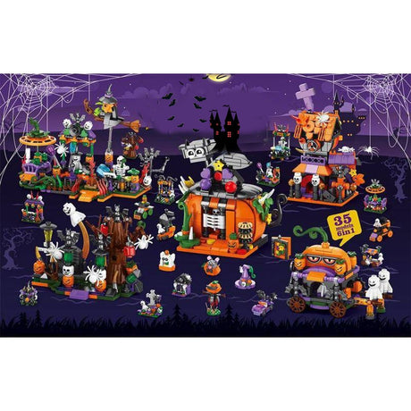 Halloween Calendar Blind Box Assembly Toy Building Blocks Set - LesDiy
