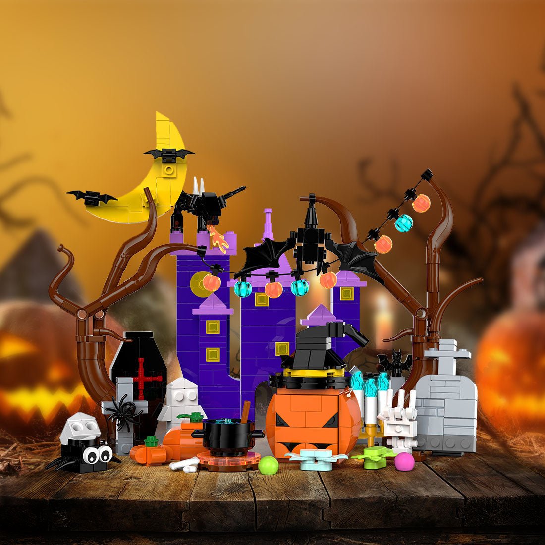 Halloween Calendar Blind Box Building Blocks Set - LesDiy - 