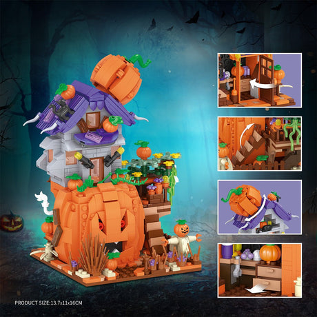 Halloween Pumpkin House - LesDiy