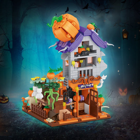 Halloween Pumpkin House - LesDiy