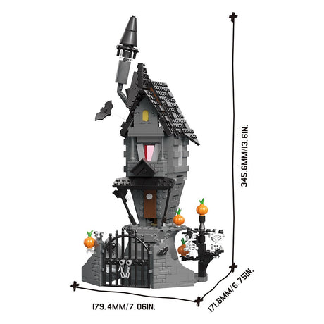 Halloween - Themed Dark Horror Cabin Building Blocks - LesDiy - Building Blocks