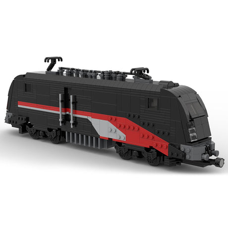 High - speed Locomotive DIY Toy Tech Assembly Building Blocks Set Black - LesDiy - Locomotive