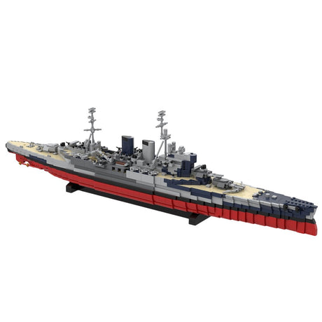 HMS Renown Renown-Class Battlecruiser Building Blocks-LesDiy-Building Blocks-