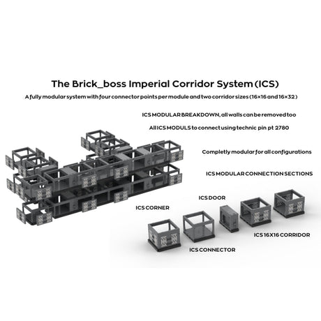 ICS MEDIUM Room Building Blocks - LesDiy - 