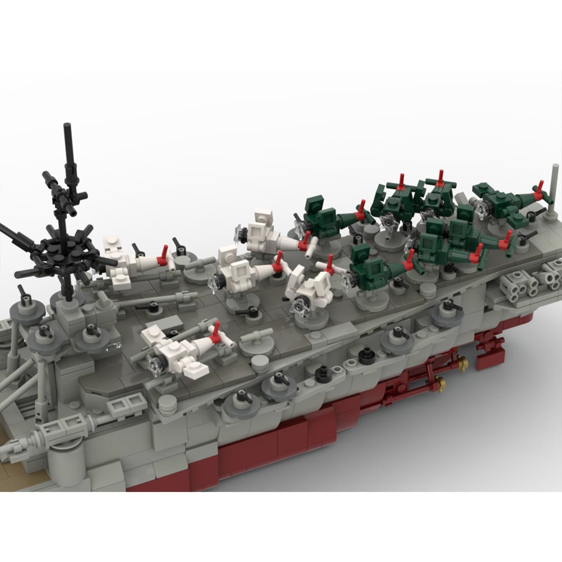 IJN Ise WWII Aviation Battleship Building Blocks-LesDiy-Building Blocks-