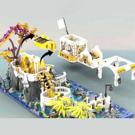 Imperial Fortress Pirate Building Blocks-LesDiy-MOC-