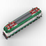 Italian Class E444R Electric Locomotive (XMPR Livery) Building Blocks - LesDiy - Locomotive