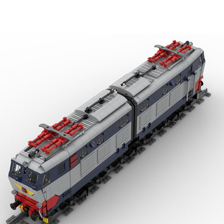 Italian E - 656 Electric Locomotive Building Blocks Set - LesDiy - Locomotive