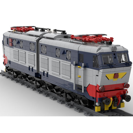 Italian E - 656 Electric Locomotive Building Blocks Set - LesDiy - Locomotive
