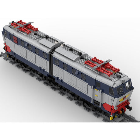 Italian E - 656 Electric Locomotive Building Blocks Set - LesDiy - Locomotive