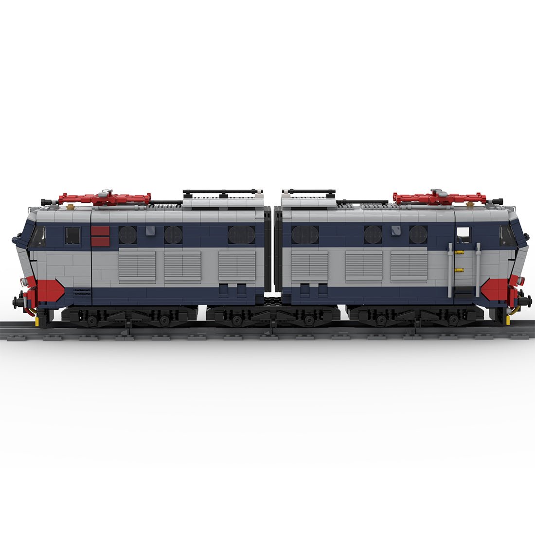 Italian E - 656 Electric Locomotive Building Blocks Set - LesDiy - Locomotive