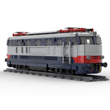 Italian FS E444 "Tartaruga" Electric Locomotive Building Blocks - LesDiy - Locomotive