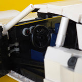 Italian Racing Legend Supercar Building Blocks (gobricks/white) - LesDiy - 