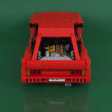 Italian Racing Sports Car Building Block (gobricks/red) - LesDiy - 