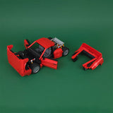 Italian Racing Sports Car Building Block (gobricks/red) - LesDiy - 