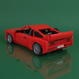 Italian Racing Sports Car Building Block (gobricks/red) - LesDiy - 